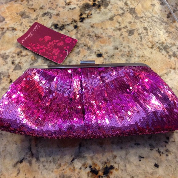 Lulu Townsend purple clutch purse. Has tags some