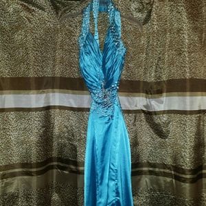 Light blue prom dress