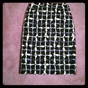 High waist pencil skirt