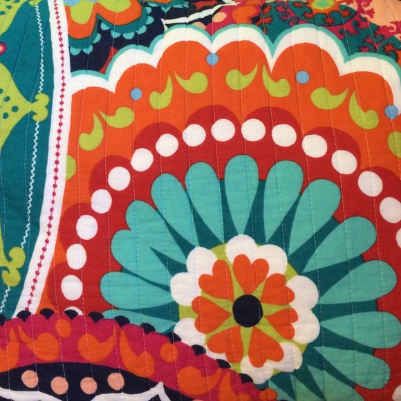 BUNDLED🚫🚫🚫pillow shams and orange fluffy pillow - Picture 2 of 4