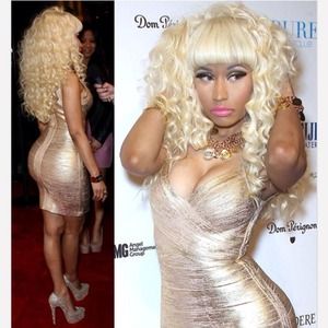 Brand new silver foil Bandage Dress XS