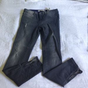 Zara distressed jeans.