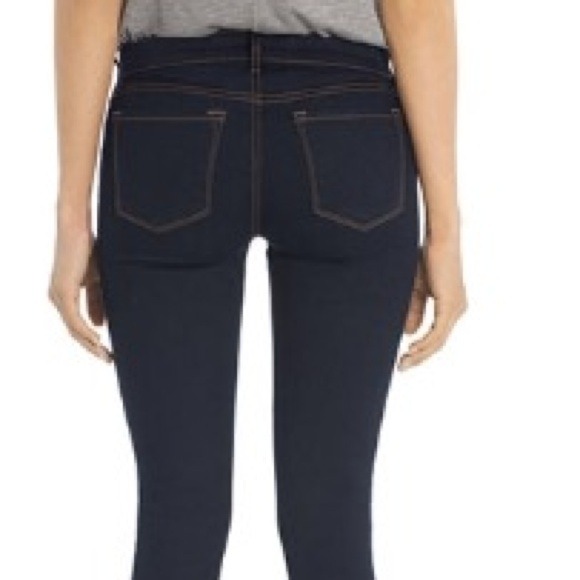 J Brand jeans mid rise skinny leg in "ink" wash 32 - Picture 2 of 4