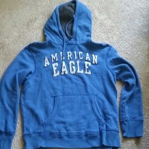 Blue American Eagle Men's hoodie