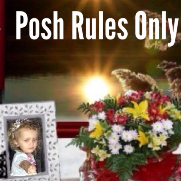 POSH RULES ONLY 🌹NO TRADES🌹️THANKS