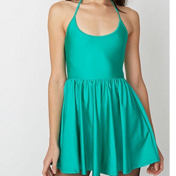 TRADED:Nylon tricot figure skater dress in Serpent