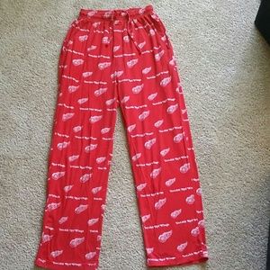 Detroit Red Wings pajama pants