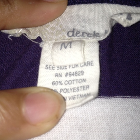 Derek Heart striped T-shirt - Picture 2 of 3