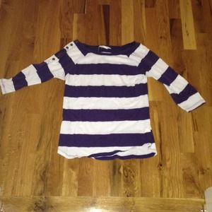 Derek Heart striped T-shirt