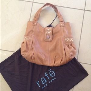 ✨rafe new york✨camel leather handbag!