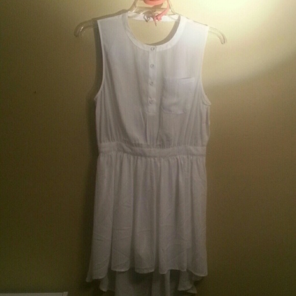 Backless Chiffon Mini Dress - Picture 2 of 3
