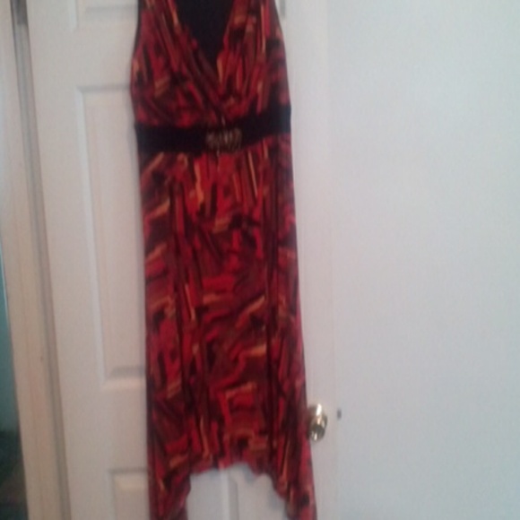 Dressbarn Multi Colored Dress