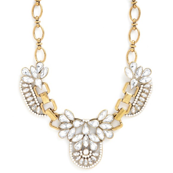 ModCloth Jewelry - Bauble Bar Modcloth vintage antique gold necklace