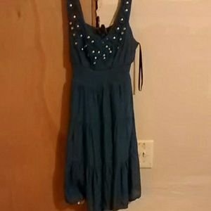 Blue beautiful dress