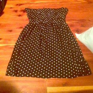 Black polka dotted shirt