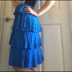 Blue dress