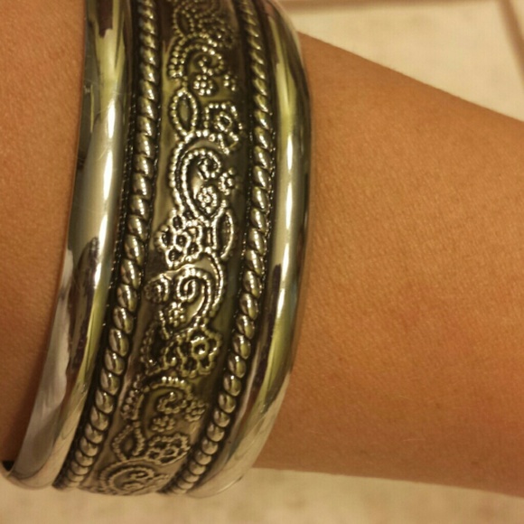Lia Sophia silver cuff