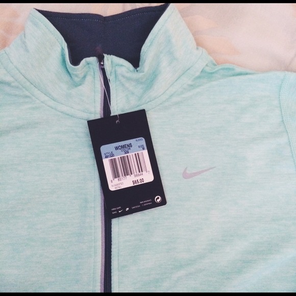Nike Seafoam Green Dri-fit Running Jacket