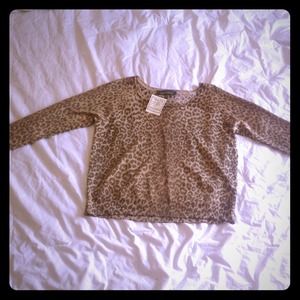 Sparkly Leopard (cheetah) Sweater