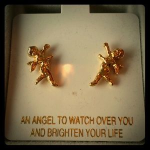Cherub earrings
