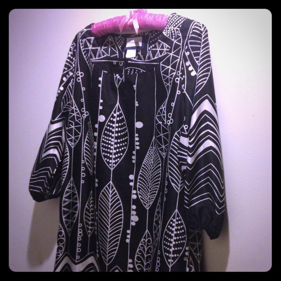Black and White Tribal Dress
