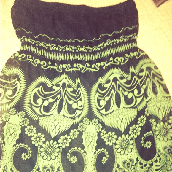 Free Fusion 12 top green and black size large