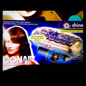 CONAIR CERAMIC IONIC Heat rollers w STYLiNG CLIPS