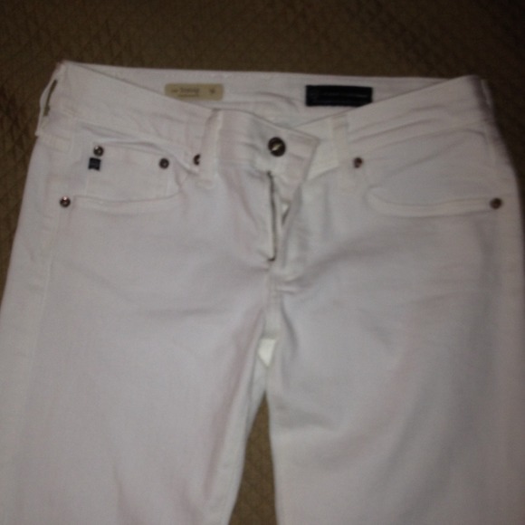 NWOT white denim 27R tomboy boyfriend fit