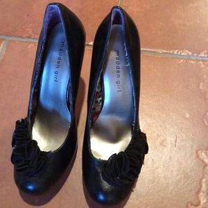 Madden Girl black heels