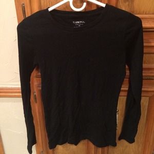 Merona Black long sleeve shirt