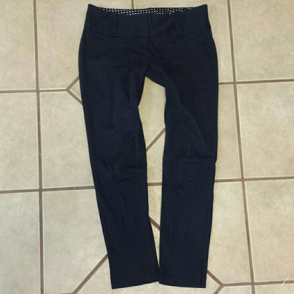 Charlotte Russe size 3 Navy skinny ankle pants