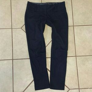 Charlotte Russe size 3 Navy skinny ankle pants