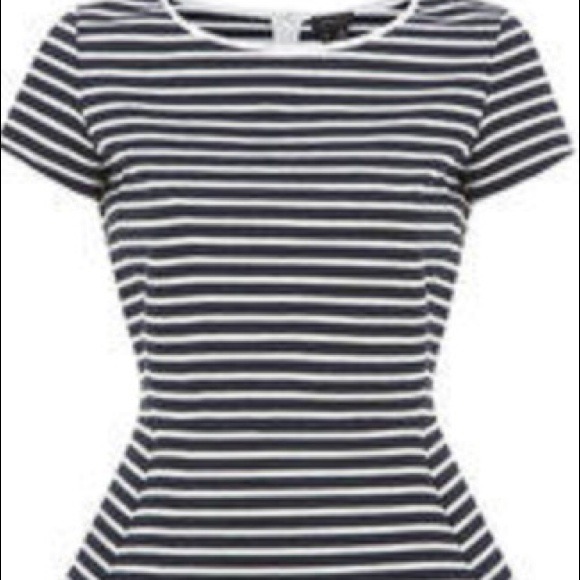 Panna striped peplum theory top from Saks!