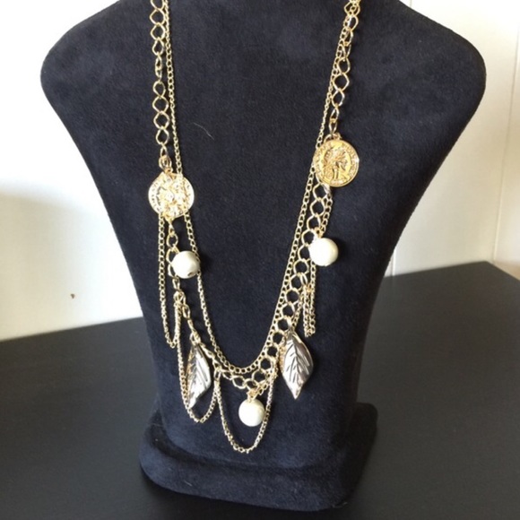 NEW 8 Coin & Pearl Necklaces - 8 Necklaces - Picture 4 of 5