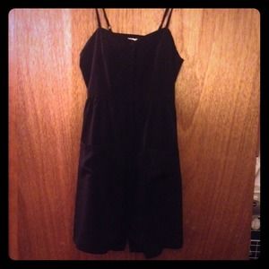 Button-up Black Dress