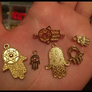 Hamsa handa charms