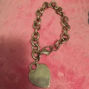Authentic Tiffany & Co. Heart bangle bracelet