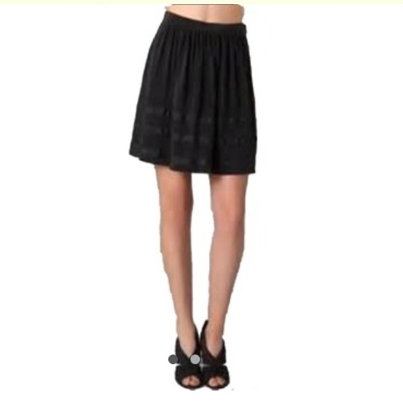 Super cute theory black skirt! Dress up or down!