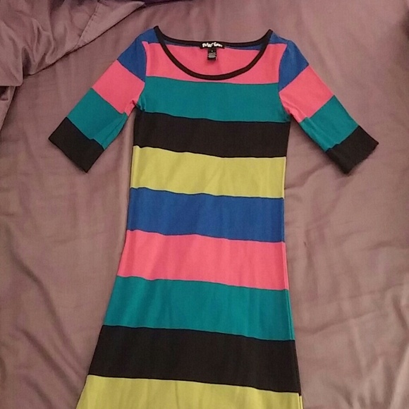 Color block bodycon dress
