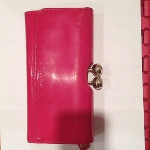 Ted Baker London Pink Patent Wallet