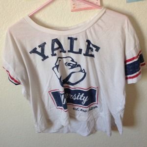 YALE crop top