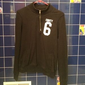 Victoria secret PINK 3/4 black zip up