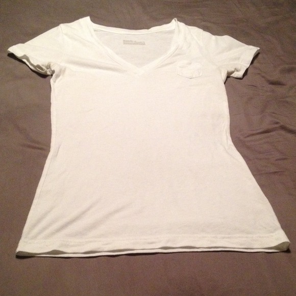 V-Neck White Tee