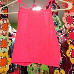 Pink crop top