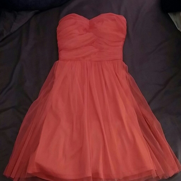 Coral homecoming dress NWOT