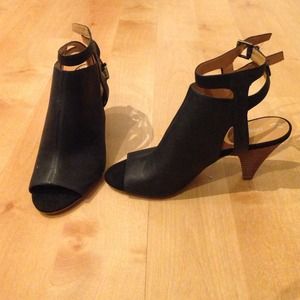 Nine West black leather, size 8, brand new.