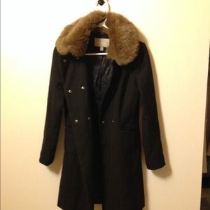 Black Banana republic winter coat