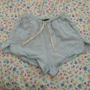 BRANDY MELVILLE light blue eve shorts