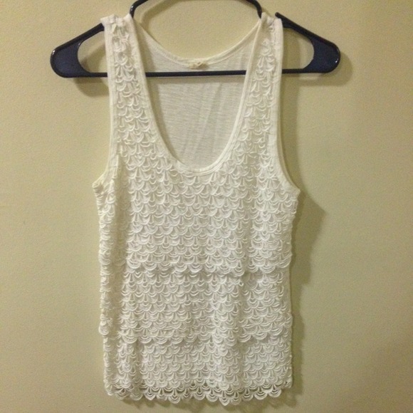 J. Crew ruffled tank