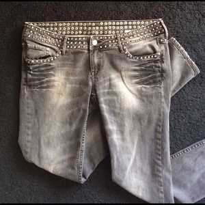Studded jeans💀